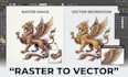 do complex vector tracing and raster to vector conversion
