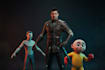3d character rigging 3d low poly character model 3d character animation 3d rig