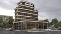 design 3d commercial office, multi unit commercial building, parametric facade