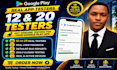 20 testers google play 12 testers 20 testers 20 tester closed testing 20 testers
