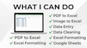 convert PDF to excel