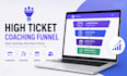 build a high ticket coaching funnel with booking and automation