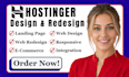 hostinger website design hostinger website redesign hostinger landing page SEO
