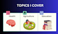 write professional articles and blog posts
