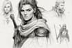 make digital  fantasy sketch artist