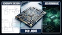schematic design, pcb layout and mcu firmware development