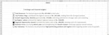 do data analytics, excel dashboards, and financial insights