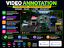 provide video annotation, object tracking and data labeling