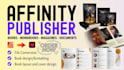 do affinity publisher design, formatting, indesign file conversion layout design