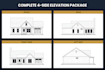 autocad 2d floor plan drafting and architectural permit drawing