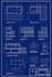 create architectural exploded view and blueprint