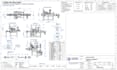 design labeling machine cad, roller assembly and technical drawings step