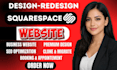 do squarespace business website, update squarespace, booking website design