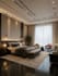 create a custom professional 3d bedroom interior design