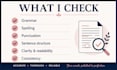 proofread and edit your document using british english