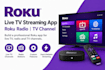 develop a professional roku live TV streaming app, roku radio tv channel