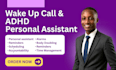 be your personal wake up call, adhd assistant