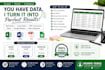 do accurate data entry and copy paste tasks