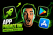 app promotion gain organic 6m android and IOS app install, mobile app promotion