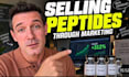 setup, manage a converting telegram peptide group for peptide marketing, peptide