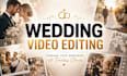 wedding video editing with cinematic storytelling