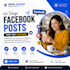 design instagram posts, facebook posts, social media ads