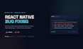 fix react native android and ios bugs, errors and issues