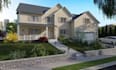 create 3d exterior renders for home facade and house remodel design