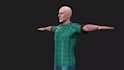 optimized game character,uvs in blender, metahuman skin texture,glb 3d model,nsf