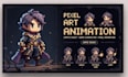 do pixel art animation pixel art sprite sheet pixel animation character design