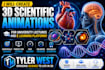 create 3d scientific animations for university lectures and e learning platforms