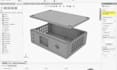 design sheet metal enclosure cad, flat pattern and fabrication drawings step