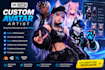do custom vrchat avatar design