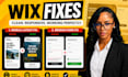 fix your wix website mobile layout, broken forms and bugs