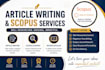 write, review and edit articles with scopus support