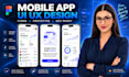 design mobile app UI UX in figma with interactive prototype