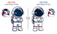 manually vectorize, redraw logo, or convert image to vector
