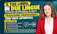 tradurre il tuo libro tra italiano e inglese in modo naturale