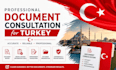 provide professional document consultation for turkey