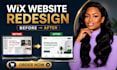 build professional wix website design wix website redesign wix ecommerce website