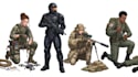 make military character design or military themed illustration
