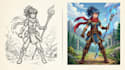 do an anime or comic character