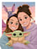 make a disney cartoon illustration