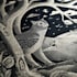 draw artistic linocut illustration