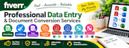 do accurate data entry, typing, copy paste and web research