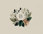 design elegant hand drawn botanical boho logo design