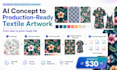 create professional ai textile designs for digital printing