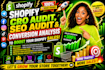 do shopify cro audit, SEO audit and conversion analysis to boost shopify sales