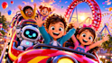 do 3d ai cartoon video animation for youtube, ai video art