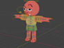 model realistic 3d character and also 3d rigging